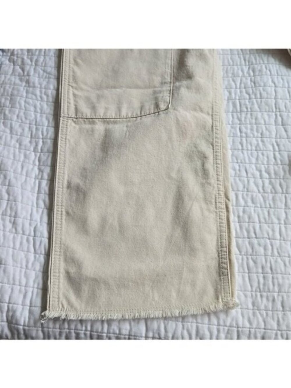 Vans Cotton Stryker Overalls Women X Small Workwear Inspired Cream 072026 - Picture 12 of 12